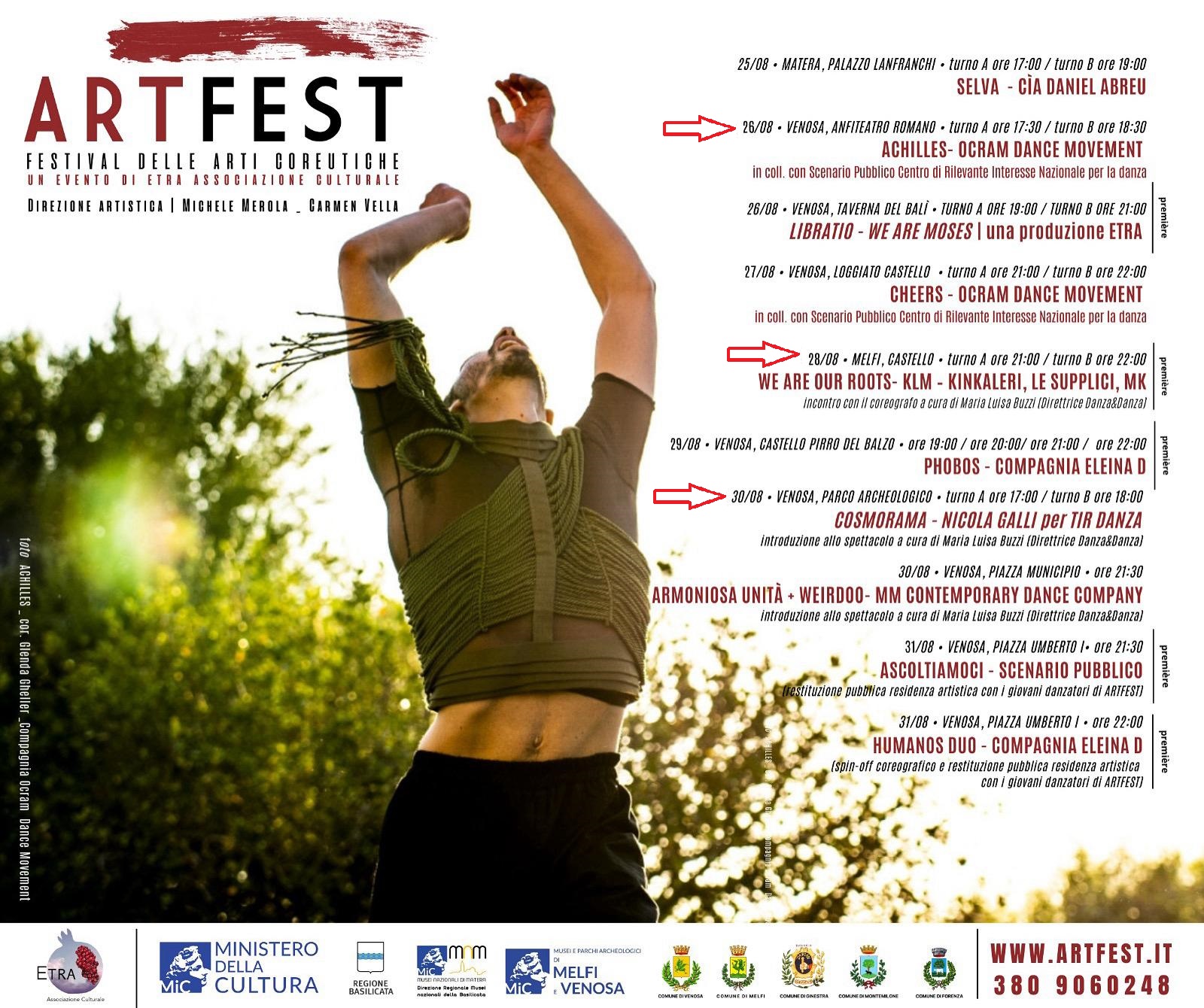 ARTFEST. Festival delle arti coreutiche - Castello di Melfi